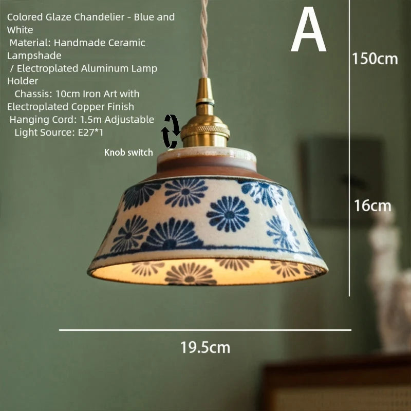 Pendente Elleena - Ceramica Artesanal - quarto japandi
