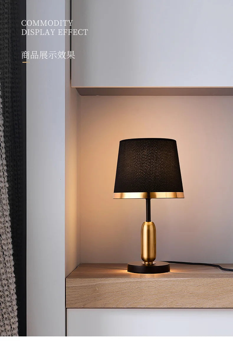 Luminária Retrô Europeia Cabeceira Botão Quarto Noturna