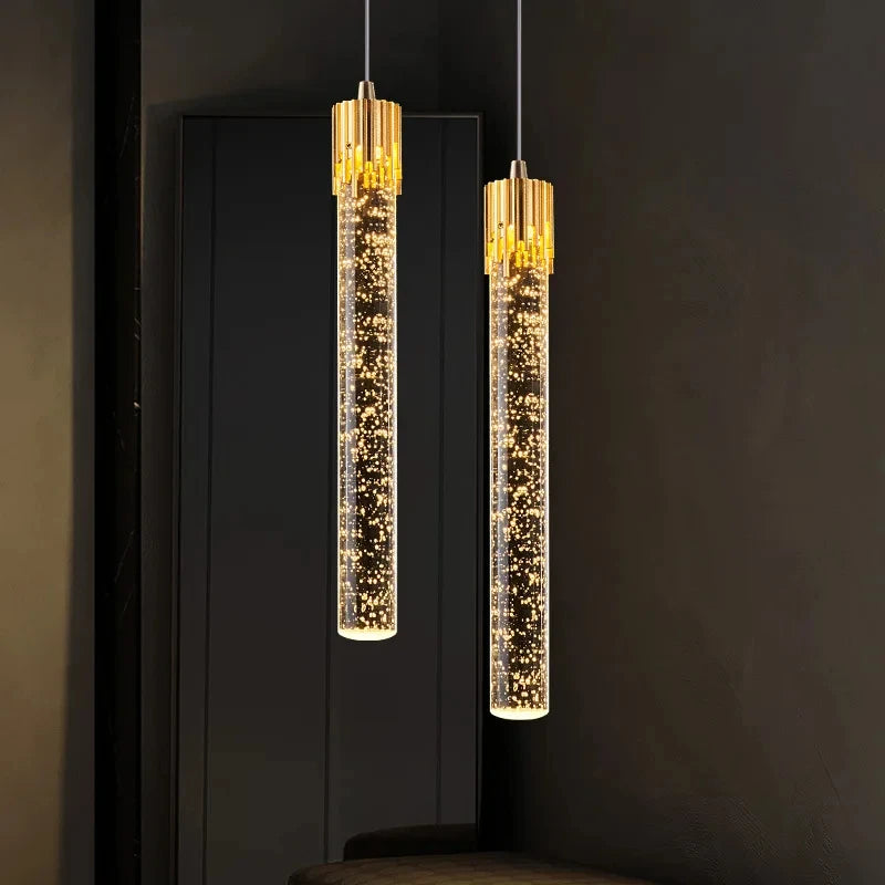 Pendente Elleia - Acabamento Natural - sala de jantar escultural