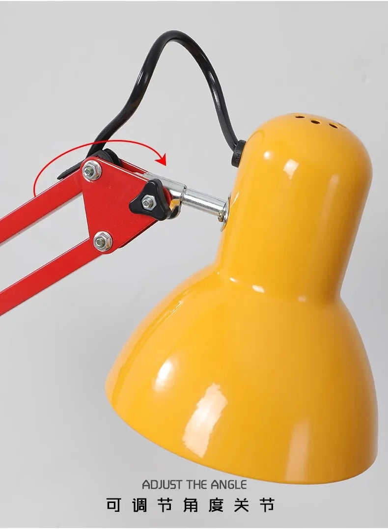 Luminária de Mesa Colorida com Garra 360° – Proteção Ocular 3 Temperaturas