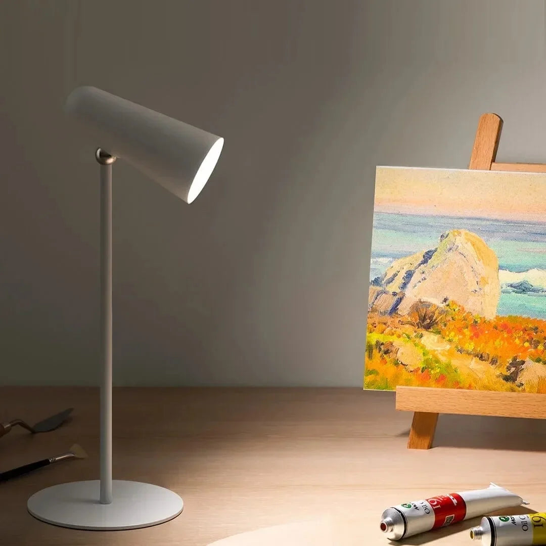 Luminária de Mesa LED Multifuncional USB-C Recarregável 3 em 1