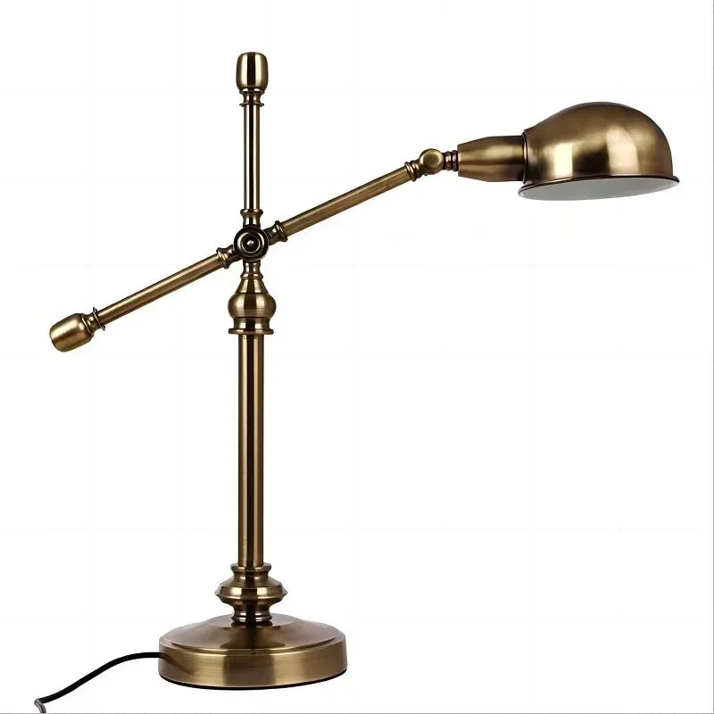 Luminaria de Mesa Avveara - Cobre e Metal Escovado - escritorio boho natural