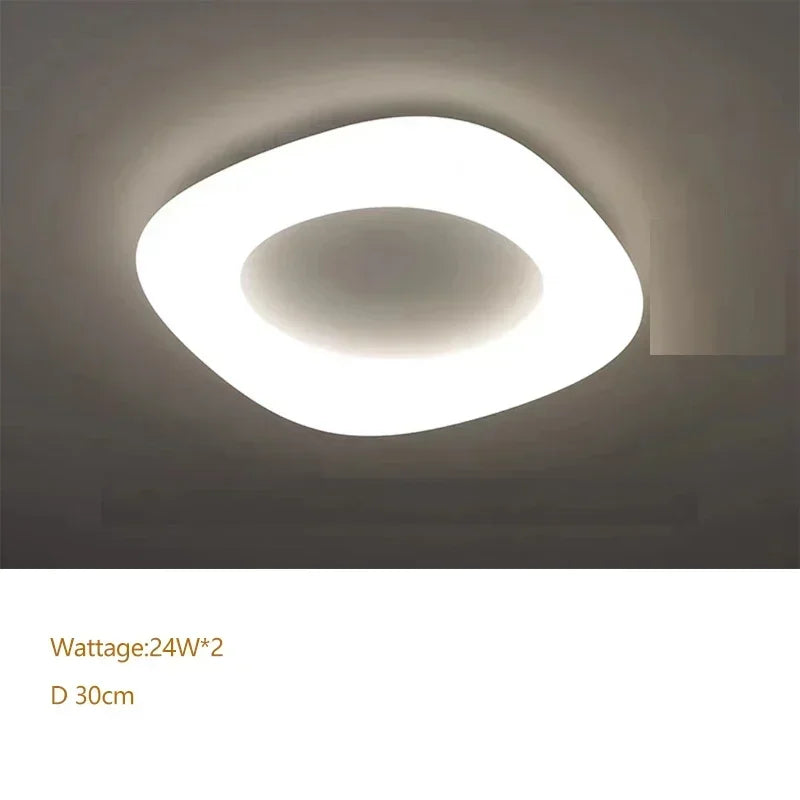 Lustre Circular Nórdico em Acrílico