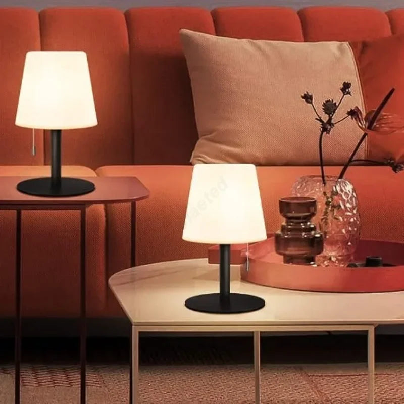 Luminária LED Cordão Dimmer USB Quarto Restaurante Ambiente