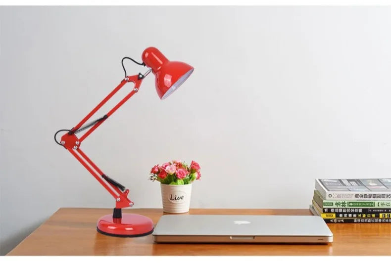 Luminária de Mesa Colorida com Garra 360° – Proteção Ocular 3 Temperaturas