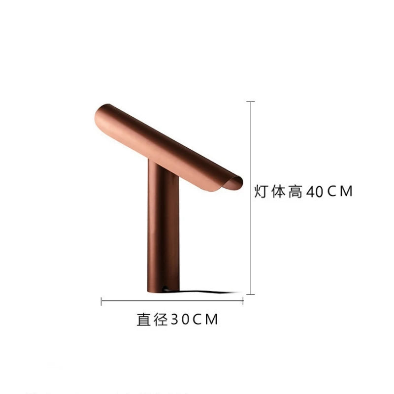 Luminária de Mesa Designer LED para Quarto e Hotel – Minimalista Colorida