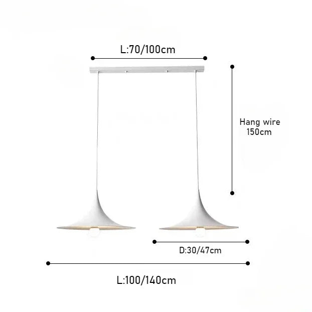Pendente UFO Estilo Francês Minimalista