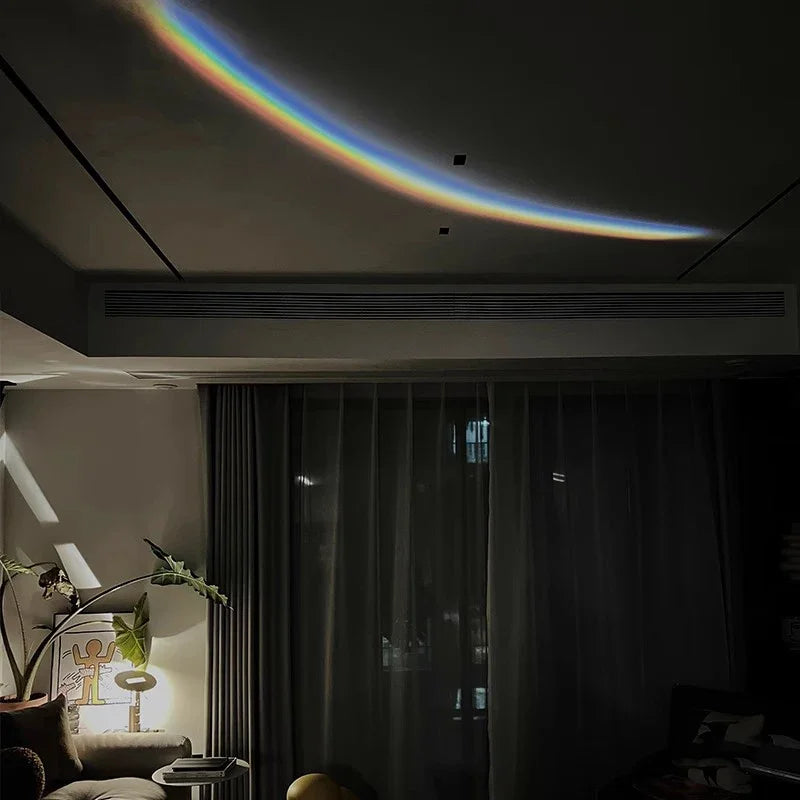 Luminária de Mesa Arco-Íris Colorida – Leitura e Decoração para Quarto