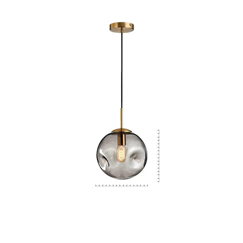 Pendente LED de Vidro Nórdico