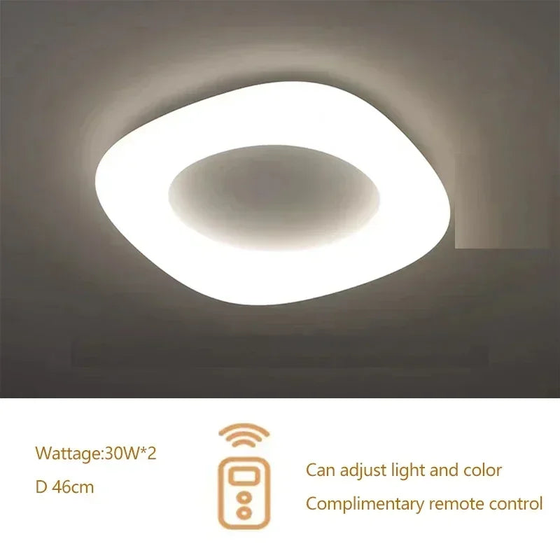 Lustre Circular Nórdico em Acrílico