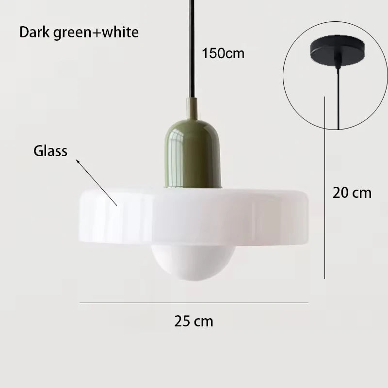 Pendente de Vidro Decorativo para Sala, Cozinha, Ilha e Quarto