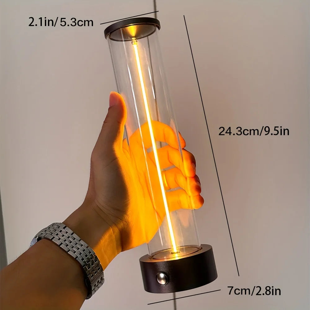 Luminária de Mesa Magnética Portátil Recarregável Touch – 3 Cores