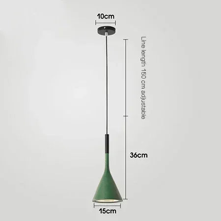 Pendente LED E27 Preto e Branco