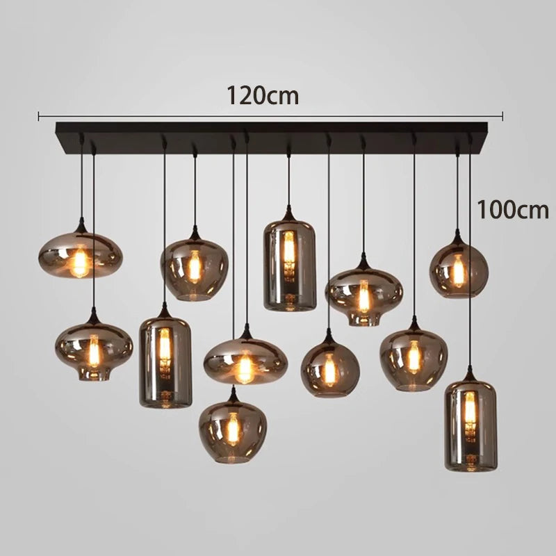 Pendente LED Artístico para Sala de Estar