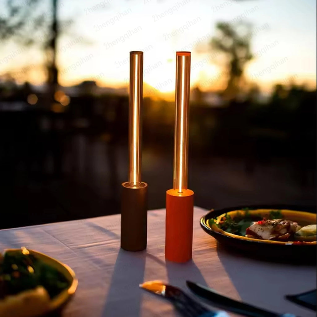 Luminária de Mesa Recarregável Touch Sem Fio LED – Restaurante e Bar