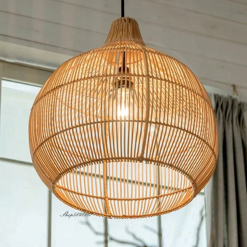 Pendente Ellea - Rattan Natural - hall boho natural