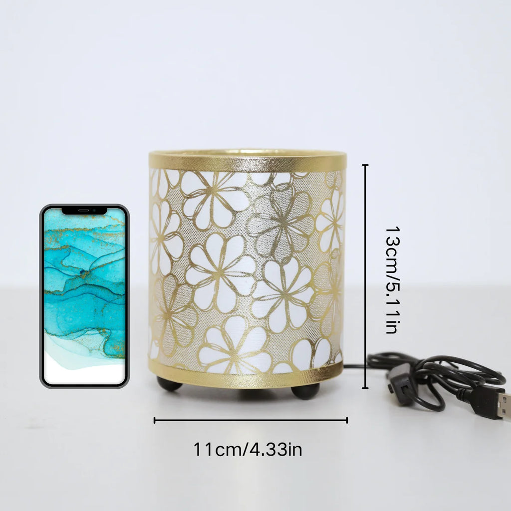Luminaria de Mesa Avroina - Linho Natural - aparador escultural