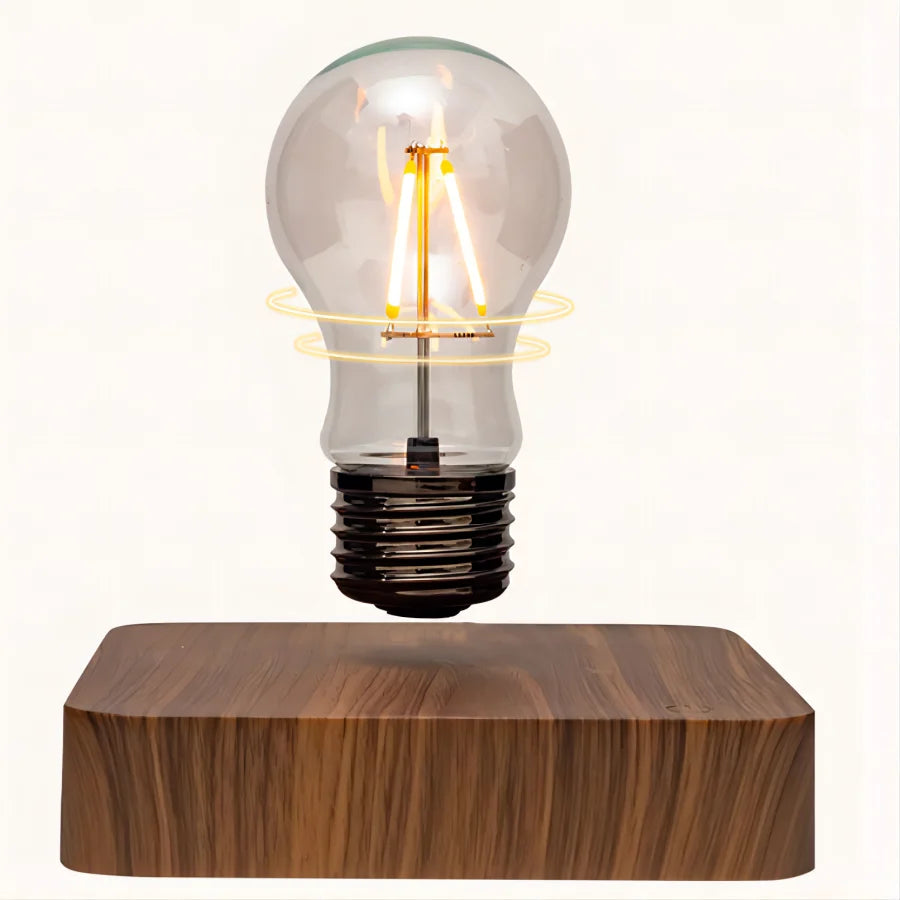 Luminária com Levitação Magnética – Bulbo Flutuante LED para Decoração