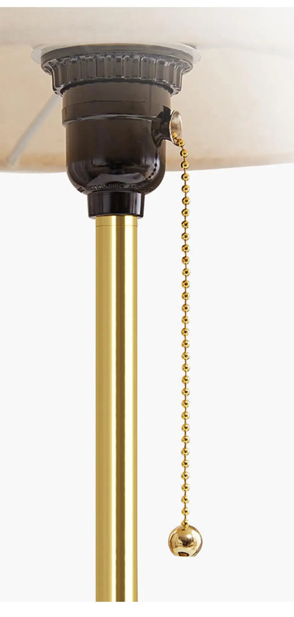 Abajur Metal Desk Lamp Light Luxo Estilo Vertical Bedside Decoration Black Table Lamp Pleated Fabric Lampshade Gold Lighting Fixture