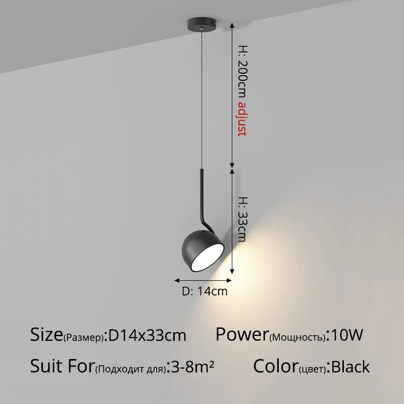 Pendente LED Moderno com Dimmer