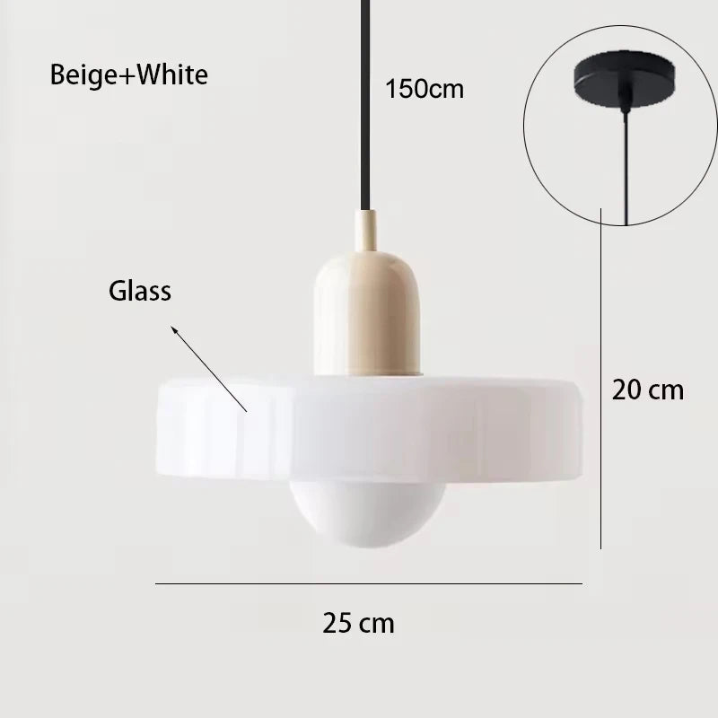 Pendente de Vidro Decorativo para Sala, Cozinha, Ilha e Quarto