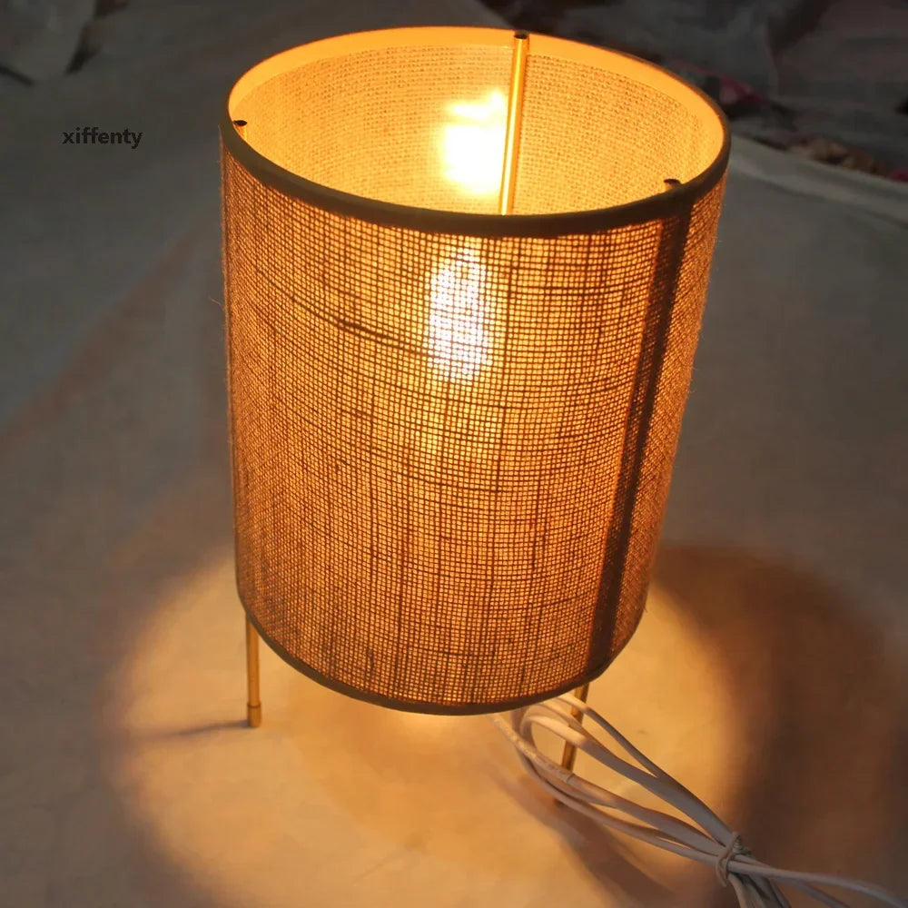 Luminária Rattan Artesanal Nórdica Cabeceira