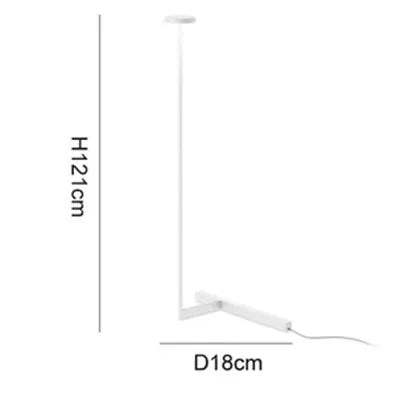 Luminária de Chão Minimalista LED Designer – Para Canto de Sala e Quarto