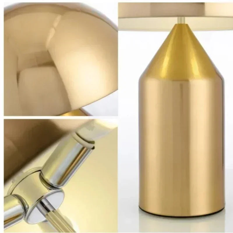 Luminária de Mesa Cogumelo LED Nórdica Proteção Visual