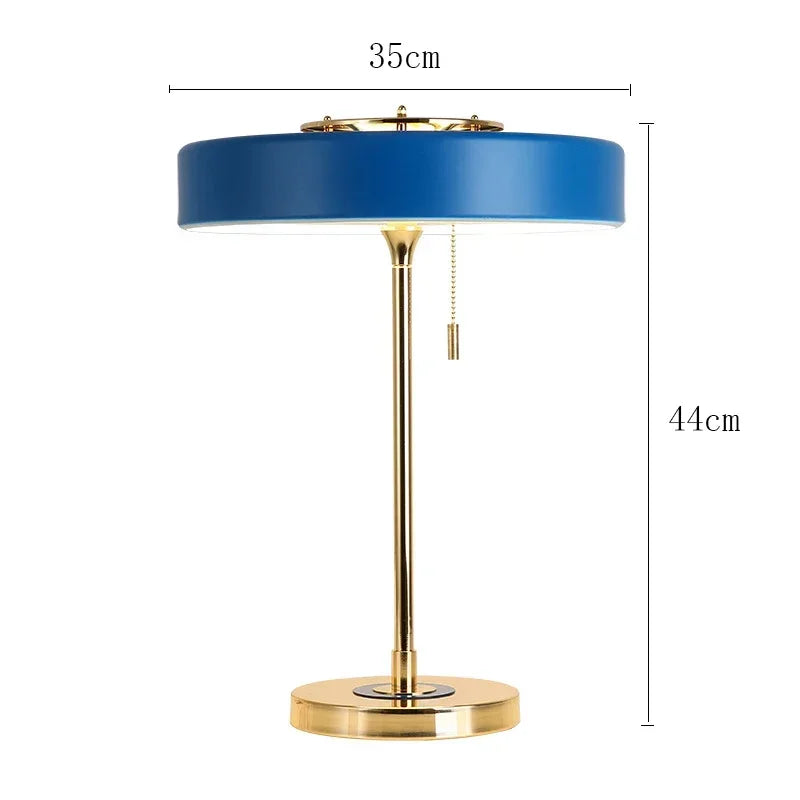 Luminária Retrô Britânica LED Escandinava Mesa Sala Quarto