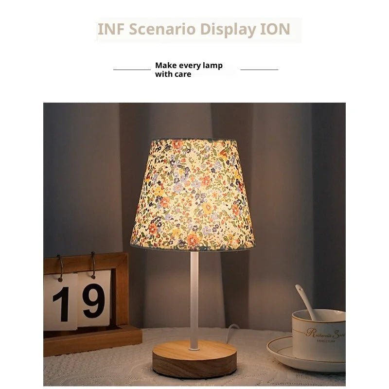 Luminária Madeira USB Quarto Quarto LED Decorativa