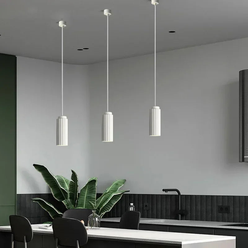 Pendente LED Nórdico Fio Longo — Para Quarto, Bar, Restaurante e Hotel