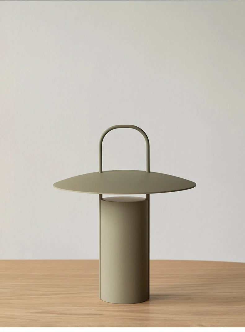 Luminaria de Mesa Ardiina - Acabamento Natural - escritorio contemporaneo