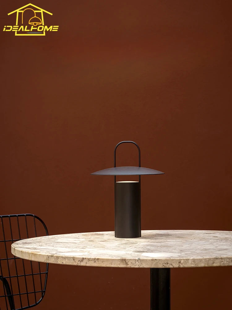 Luminária de Mesa Portátil Dinamarquesa Touch – Bar, Estúdio e Decoração