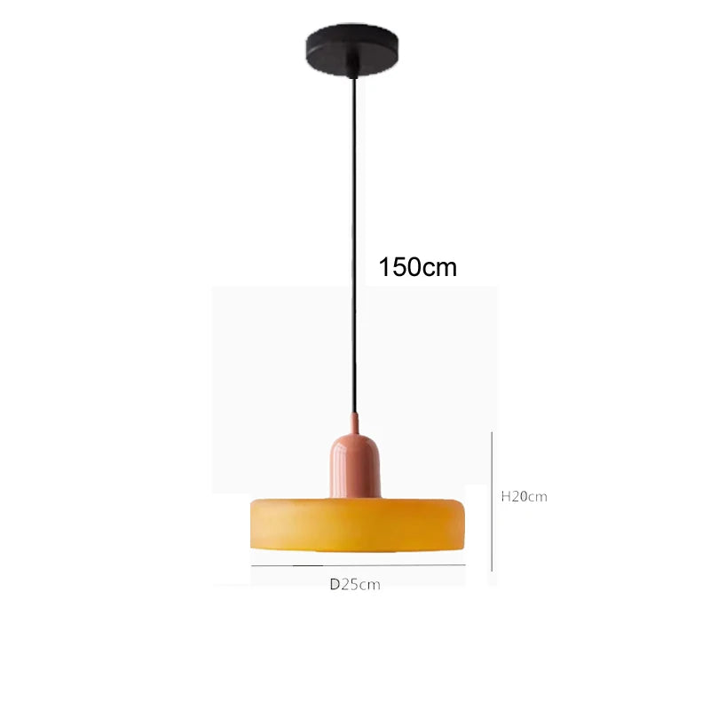 Pendente de Vidro Decorativo para Sala, Cozinha, Ilha e Quarto