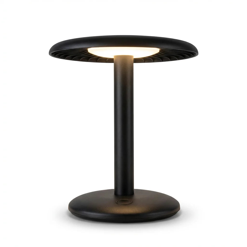 Luminária de Mesa Touch 3 Cores Recarregável Portátil