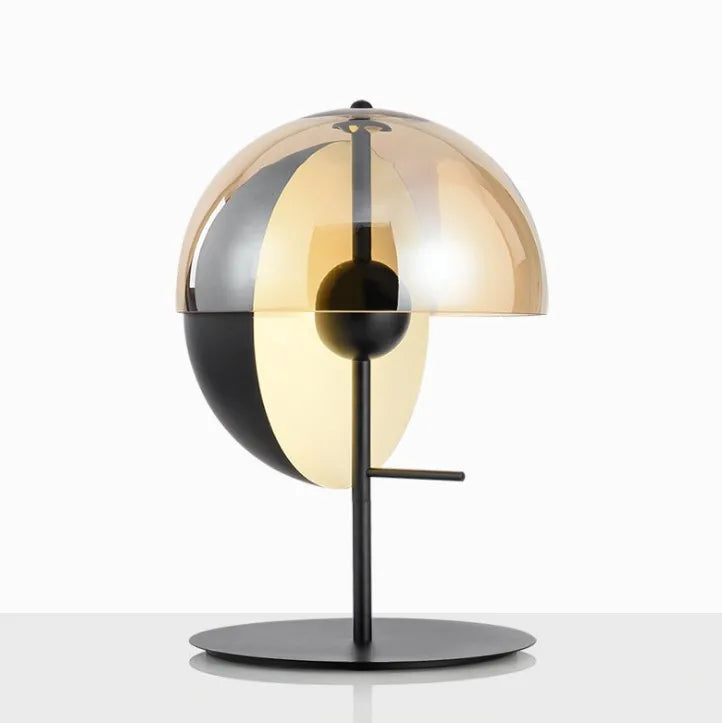 Luminaria de Mesa Avmaela - Vidro Texturizado - home office escultural