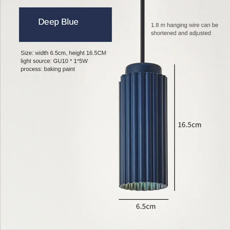 Pendente LED Nórdico Fio Longo — Para Quarto, Bar, Restaurante e Hotel