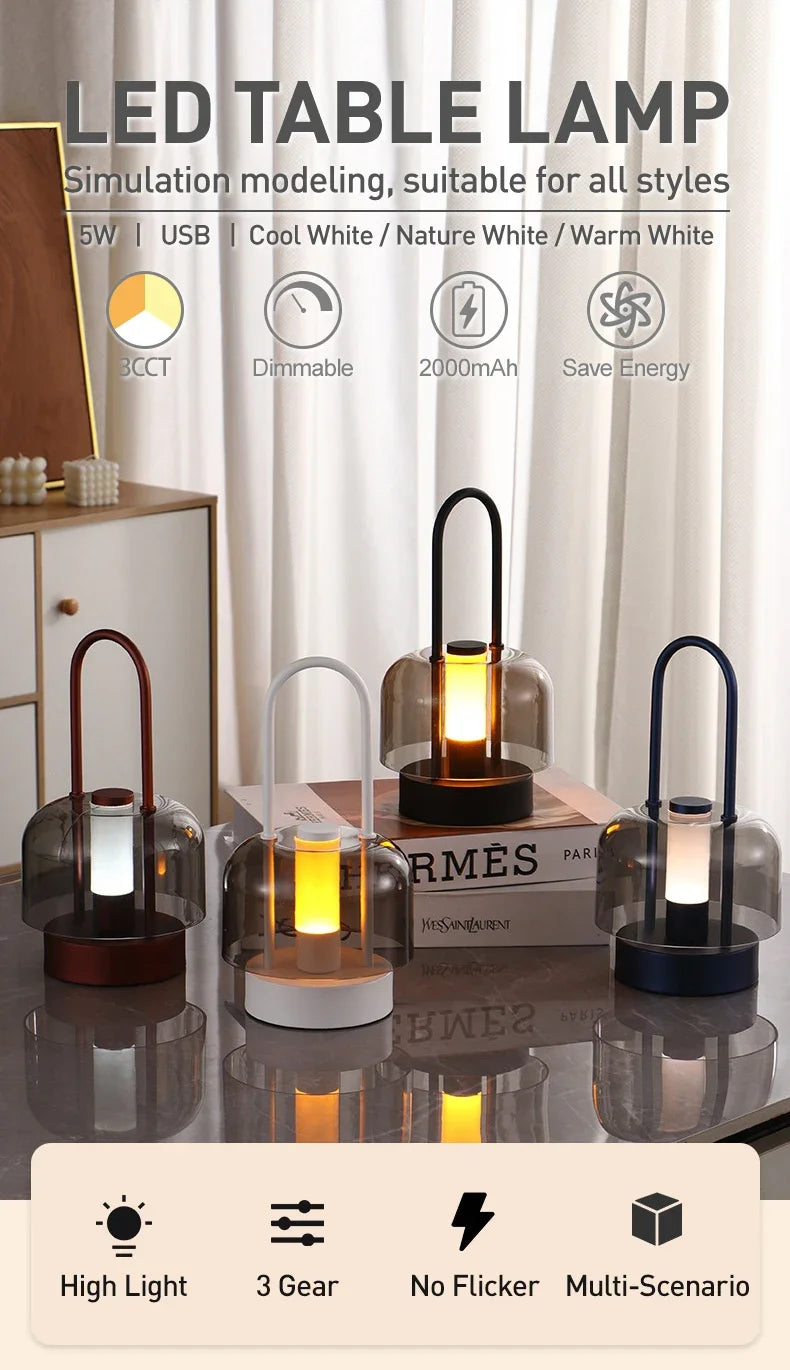 Luminaria de Mesa Avcaela - Acabamento Natural - home office atemporal