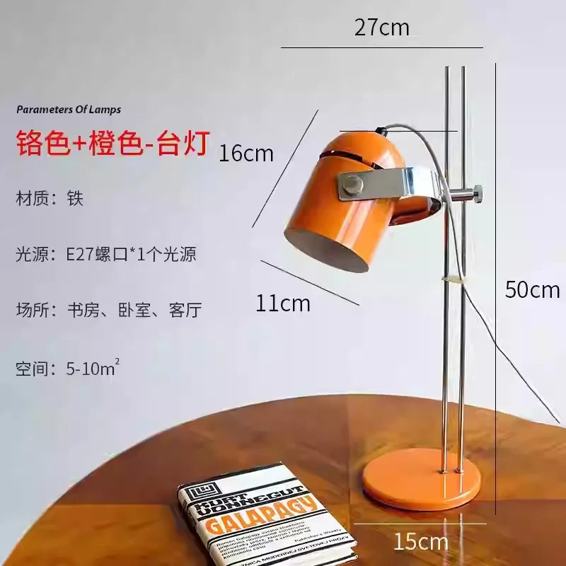 Luminária de Mesa Bauhaus Industrial Ferro Retrô E27 – Decoração
