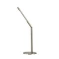 Luminaria de Mesa Arloena - Metal Escovado - home office escultural