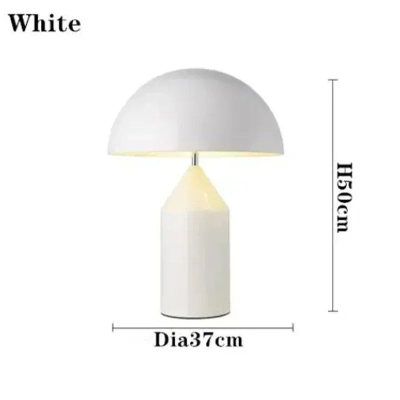 Luminária de Mesa Cogumelo LED Nórdica Proteção Visual