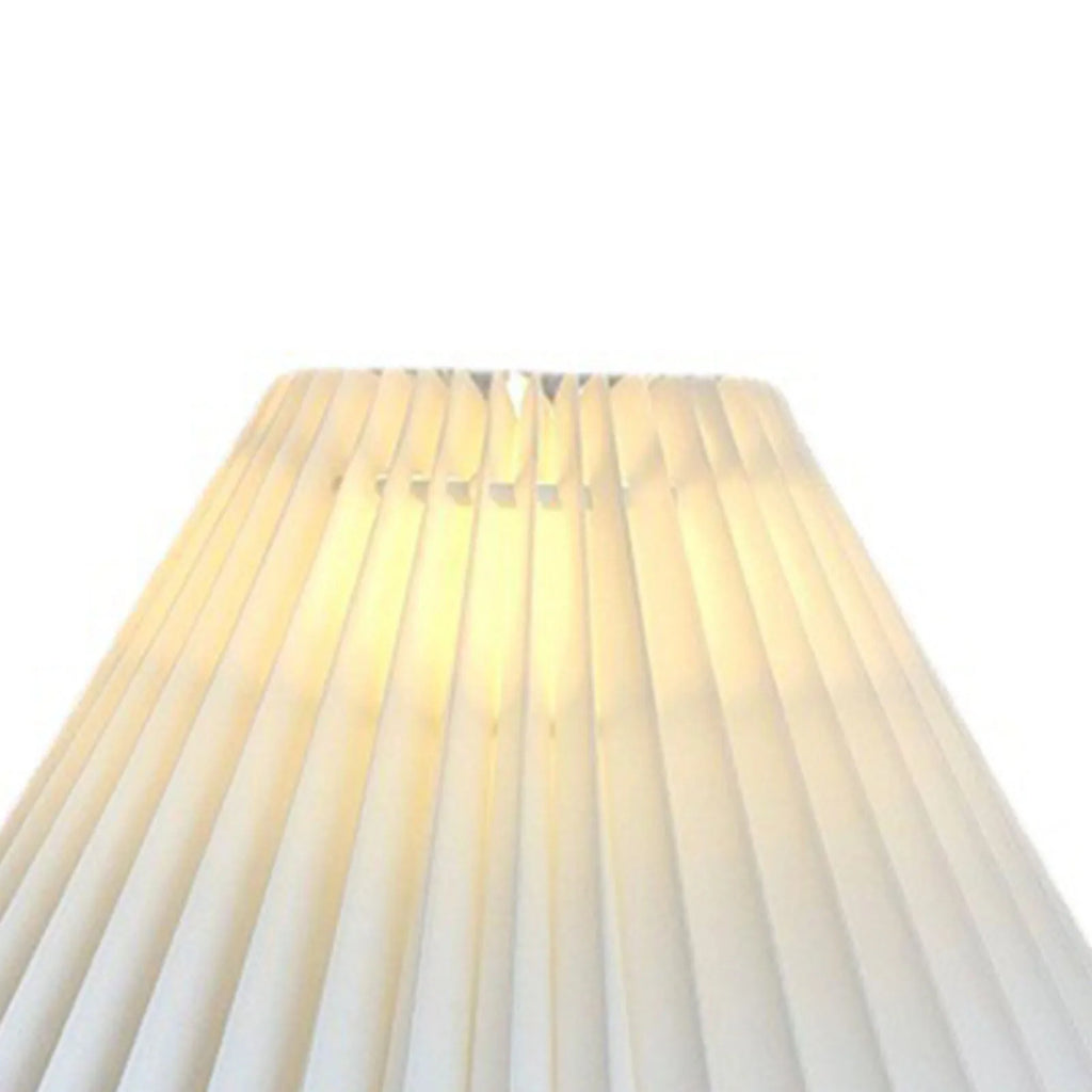 Luminária Mini Rattan Plissada Cabeceira Sala Vintage Boho