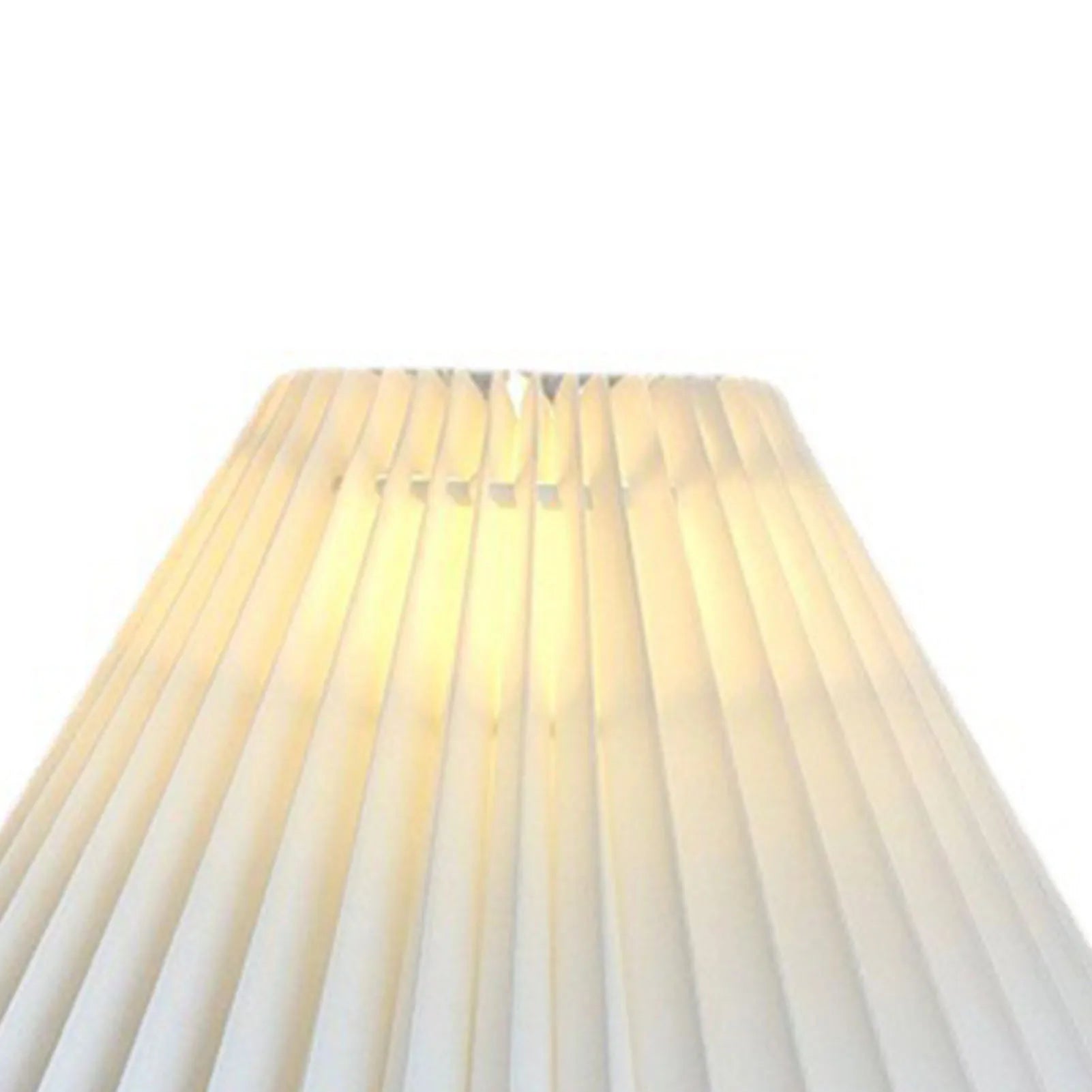 Luminária Mini Rattan Plissada Cabeceira Sala Vintage Boho