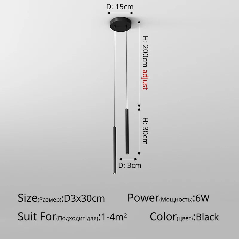 Pendente LED Moderno com Dimmer