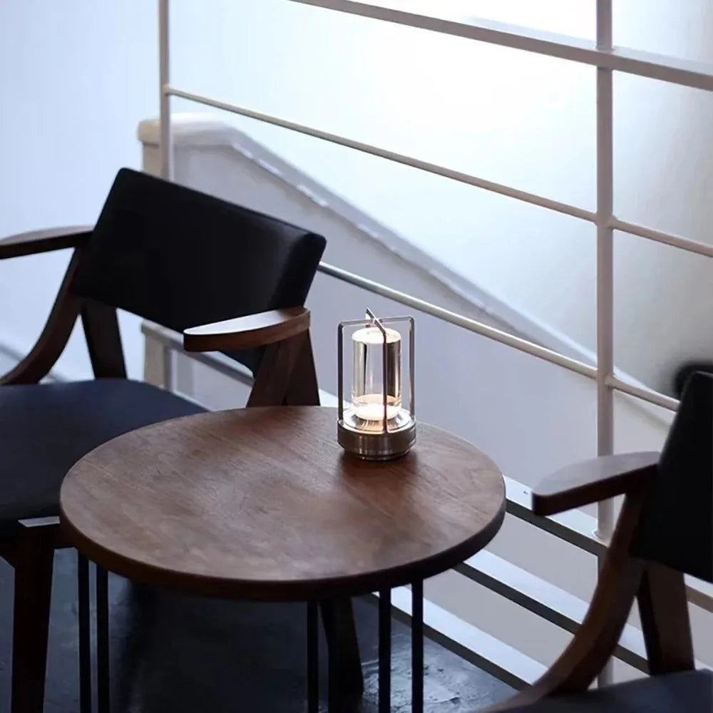 Luminária de Mesa Recarregável Sem Fio – Portátil para Restaurante e Bar