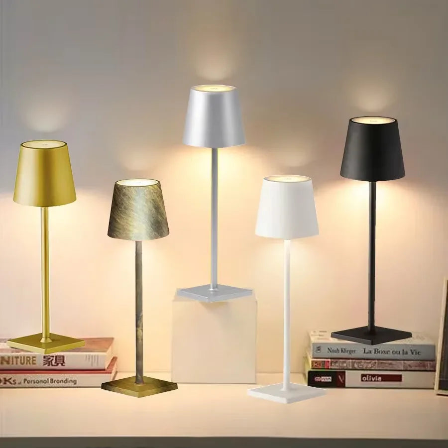 Luminaria de Mesa Avsiela - Acabamento Natural - home office contemporaneo