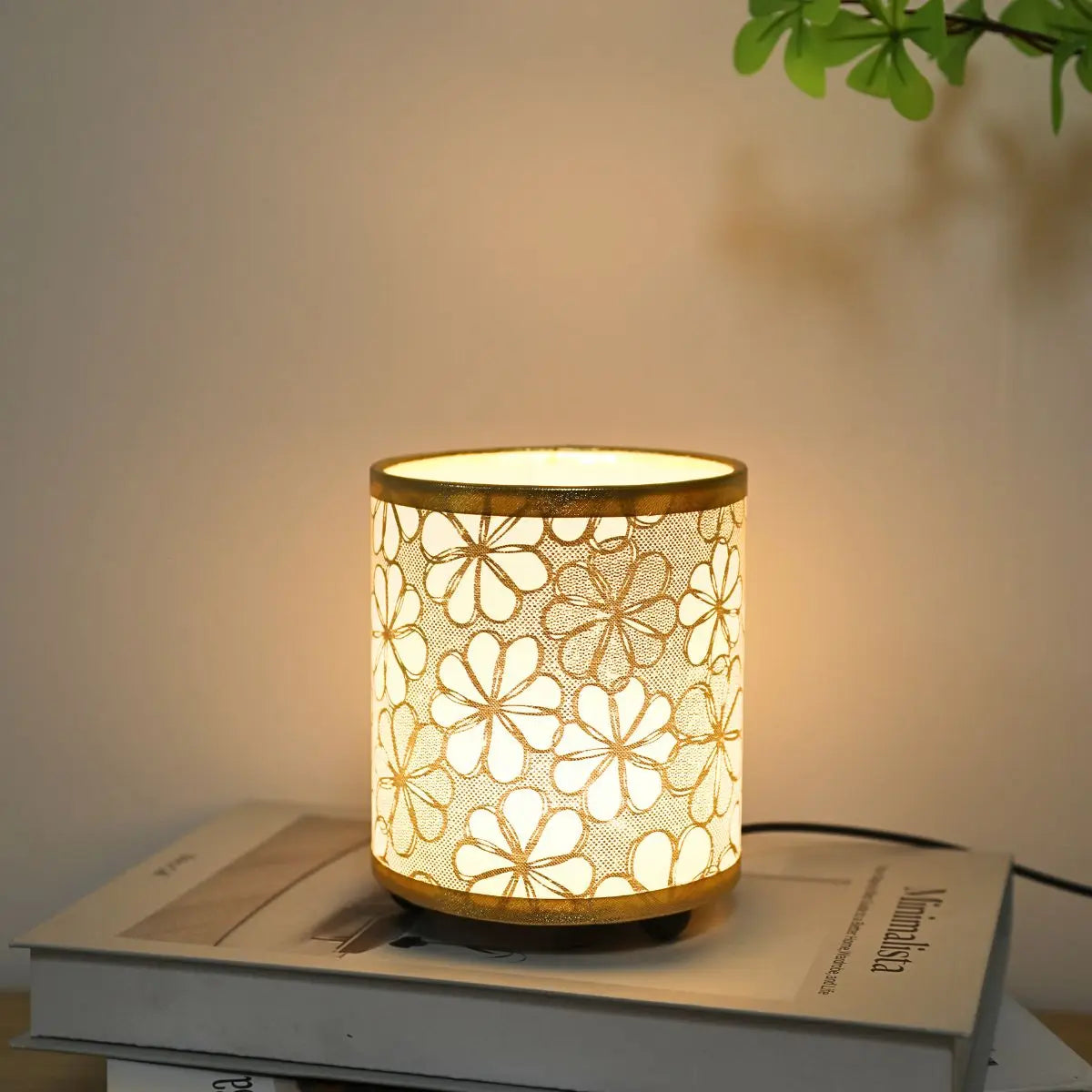 Luminaria de Mesa Avroina - Linho Natural - aparador escultural