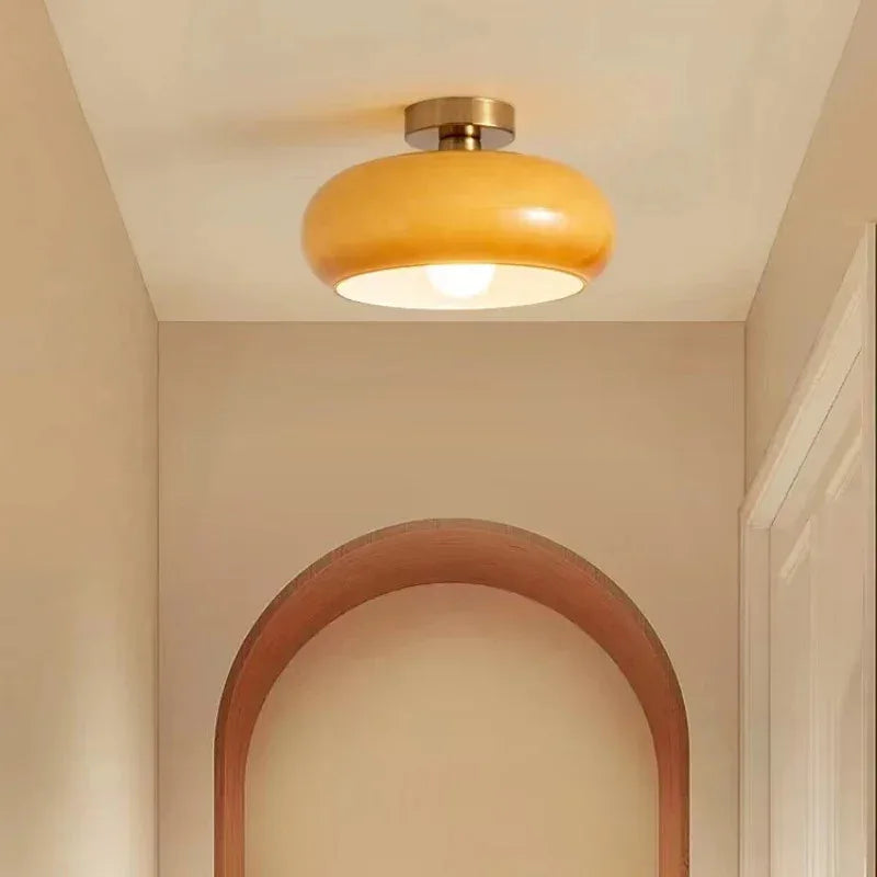 Pendente de Vidro Retrô Nórdico E27