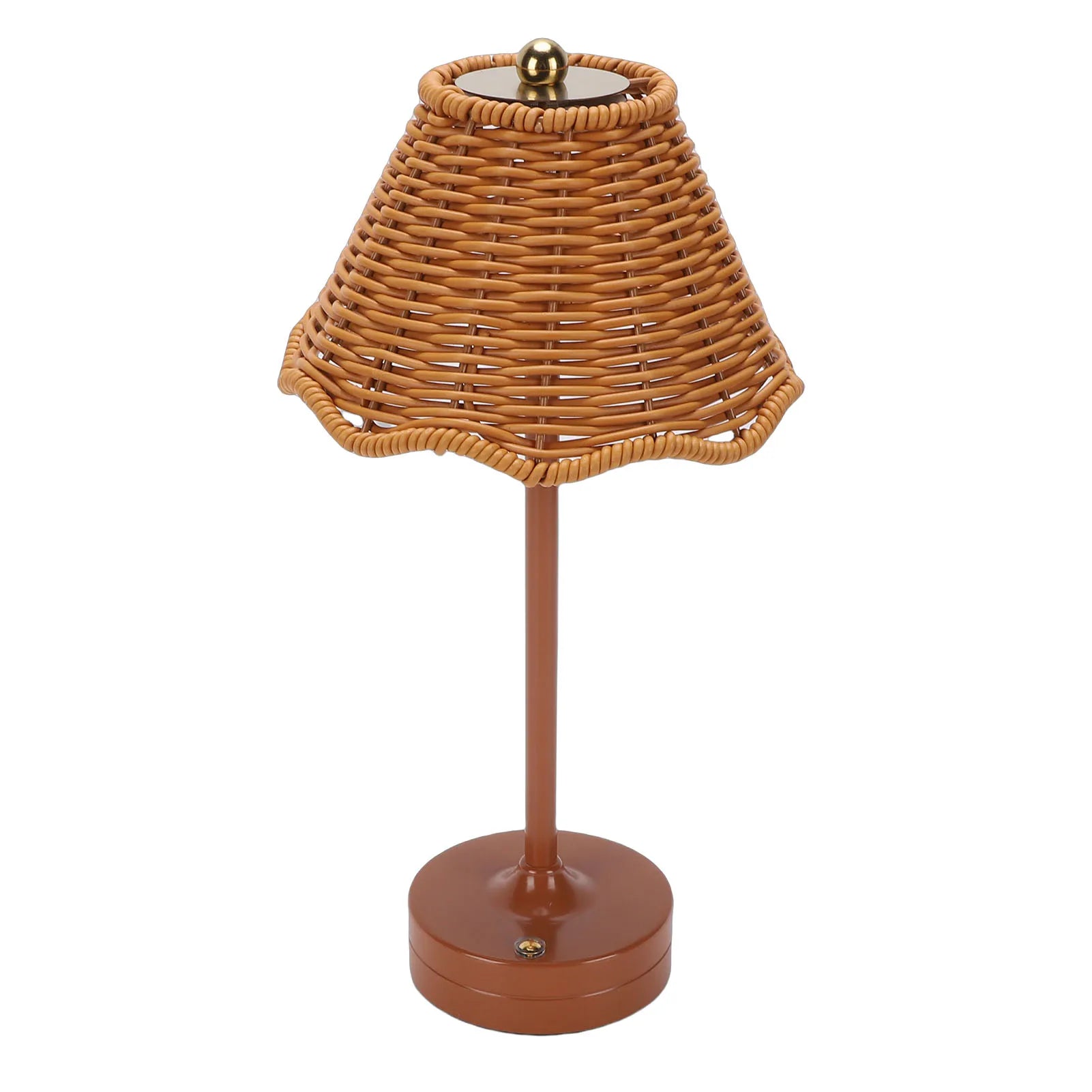 Abajur Avnaara - Rattan Natural - mesa lateral boho natural