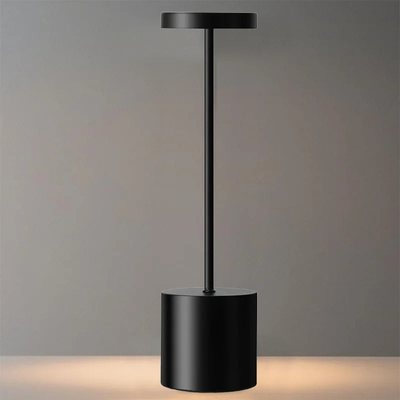 Luminária LED Recarregável Touch Mesa Sala Jantar Quarto